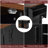 Farmhouse 54" Rolling Kitchen Island Cart With Drop Leaf, Power Outlet, Spice Rack, Black | Gift Idea-92293728