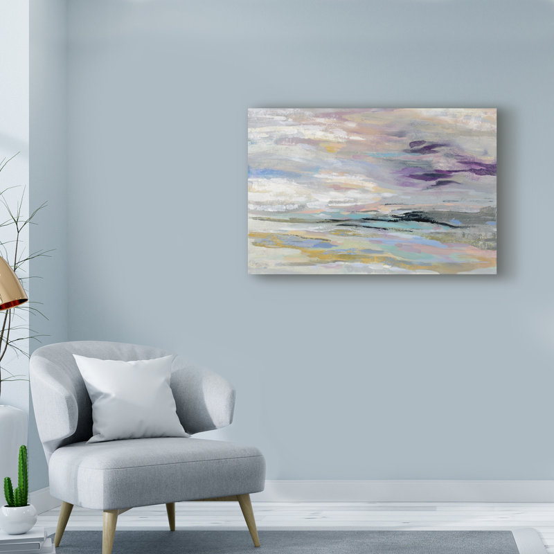 «Sea and Sky», reproduction de peinture à l'acrylique sur toile tendue, H 16 po x l 24 po x P 2 po
