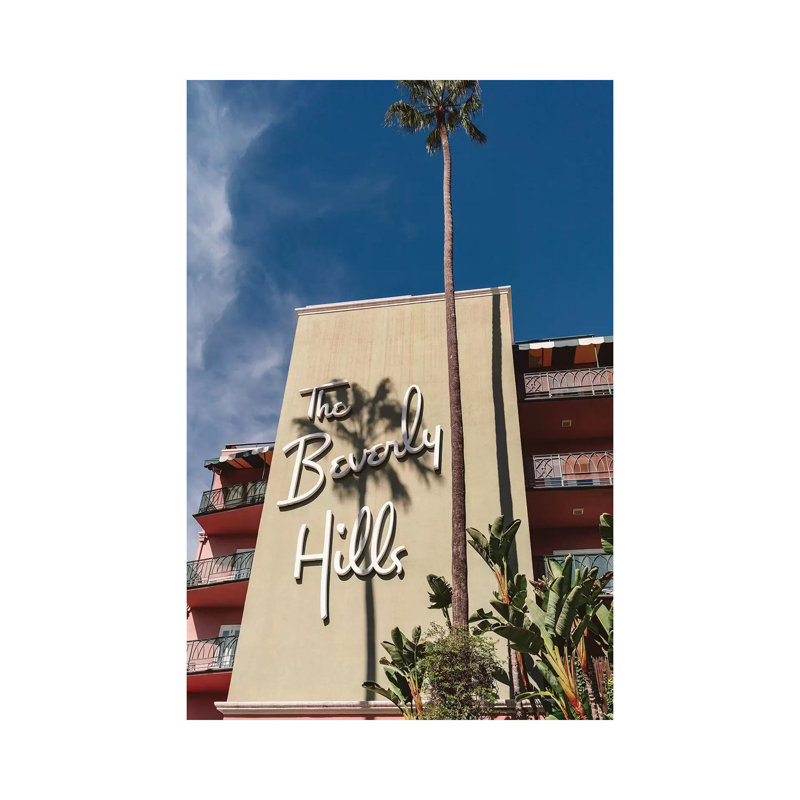 Beverly Hills by Bethany Young - Print on Canvas, 101.6cm H x 66.04cm W x 1.91cm D, Wrapped Canvas