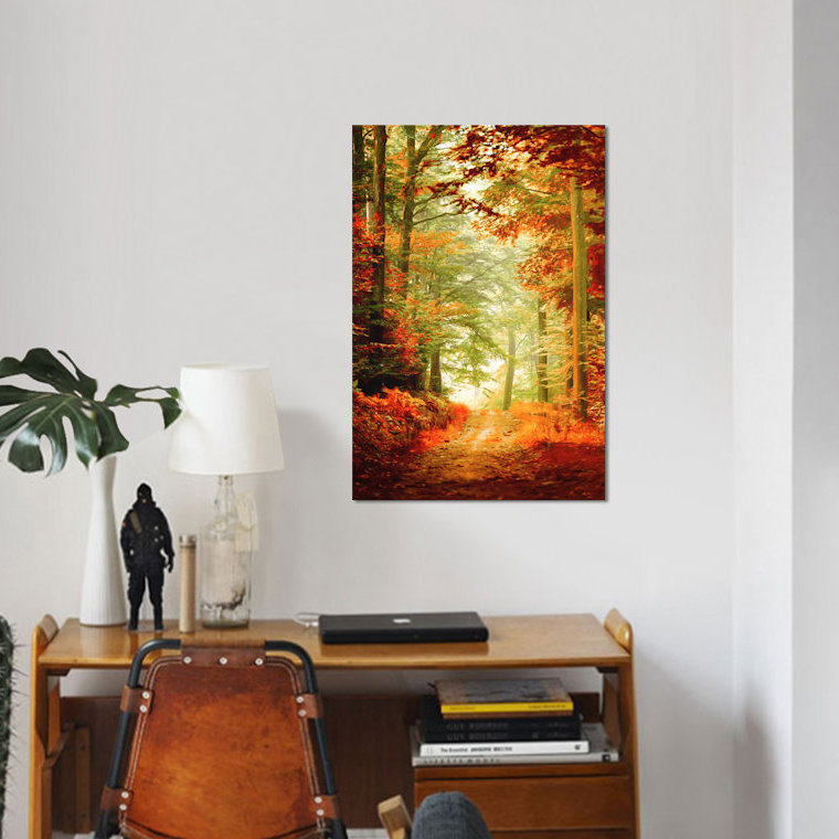 " Fall Painting ", 12" H x 8" W x 0.75" D
