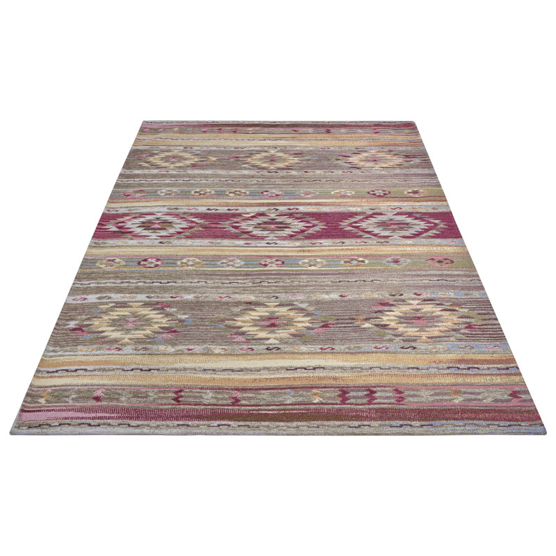 Gobelin Brown/Red/Beige Rug, Rectangular 75 x 150cm