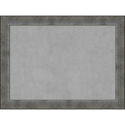 Tableau magnétique encadré étain forgé