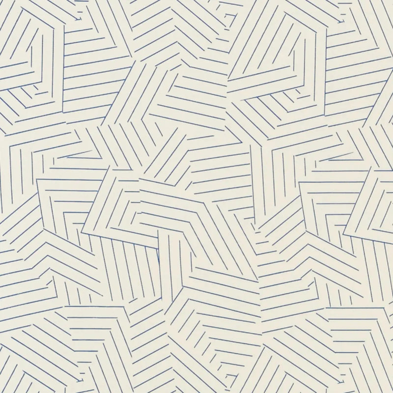 Tissu intérieur / extérieur Schumacher x Miles Redd, Cobalt