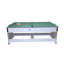 Table de jeu rotative 4-en-1 7 pi Lazy Dog en blanc / vert-99324633