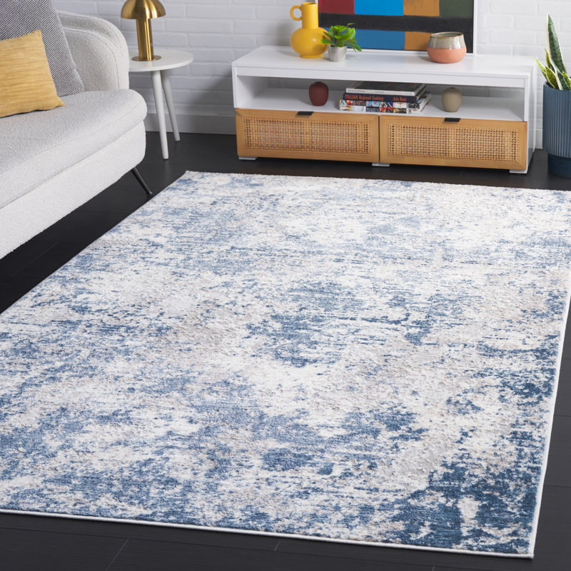 Amelia Performance Performance Abstract Rug, Rectangle 9" x 12"