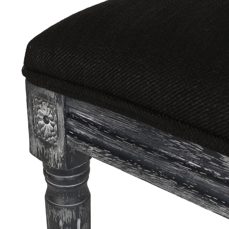 Chaise de salle à manger, Noir, Noir