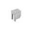 FHC - Couvre-embouts de fixation murale en U en forme de U pour CRC7 - Acier inoxydable poli-133211359-133211360