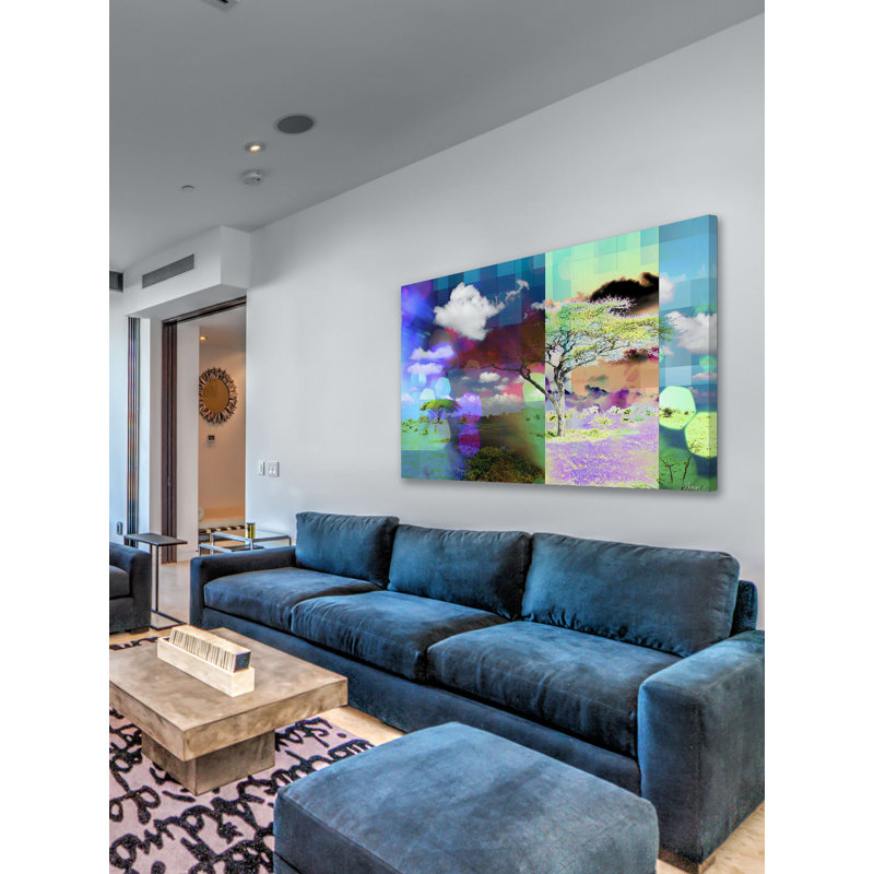 1 Piece Wrapped Canvas Wall Art, 61cm H x 91cm W