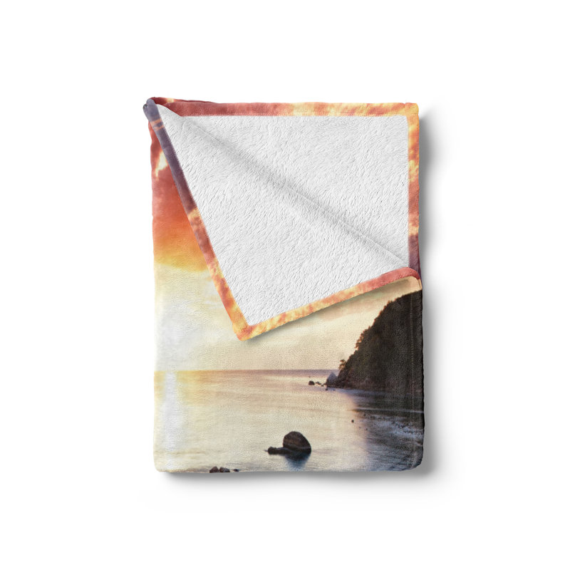 Hand Woven Throw Blanket, 50" x 70"