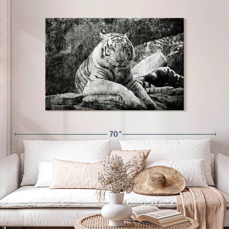 Crowle Textured Tiger, 32" H x 48" W