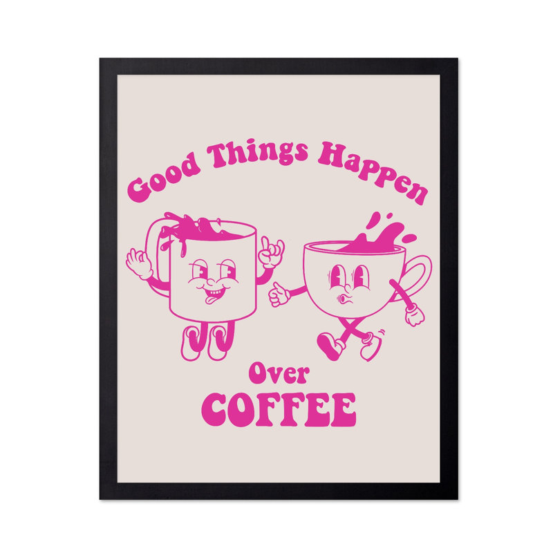 Good Things Happen No4, Black Framed, Poster, 24"H x 32"W