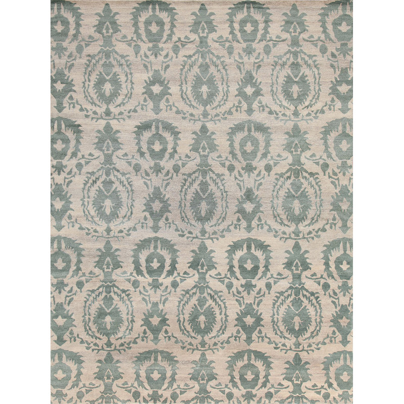 Classic Damask Area Rug, Rectangle 3' x 5'