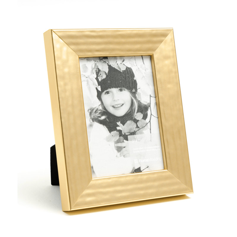 Cadre photo simple en bois, 5" x 7", Doré