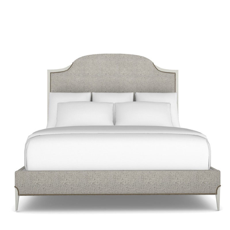 Lillet Upholstered Bed, Casa Blanca, Tuck Graphite, Yes