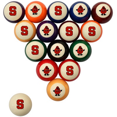 Syracuse Orange Billiard Ball Set