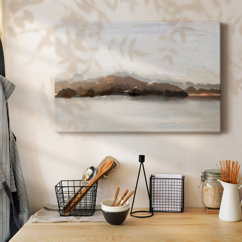 Toile tendue Slauson Mountain at Dusk-Gallery, H 12 po x l 18 po