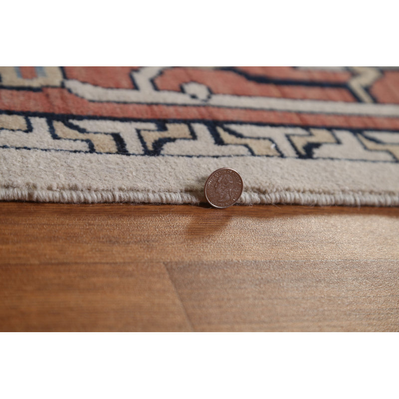 One-of-a-Kind Rectangle 8'10" x 11'9" Rectangle Wool Area Rug in Ivory