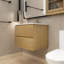 Ensemble de meuble-lavabo mural simple avec plateau en céramique 24 po Embrulla-935670386