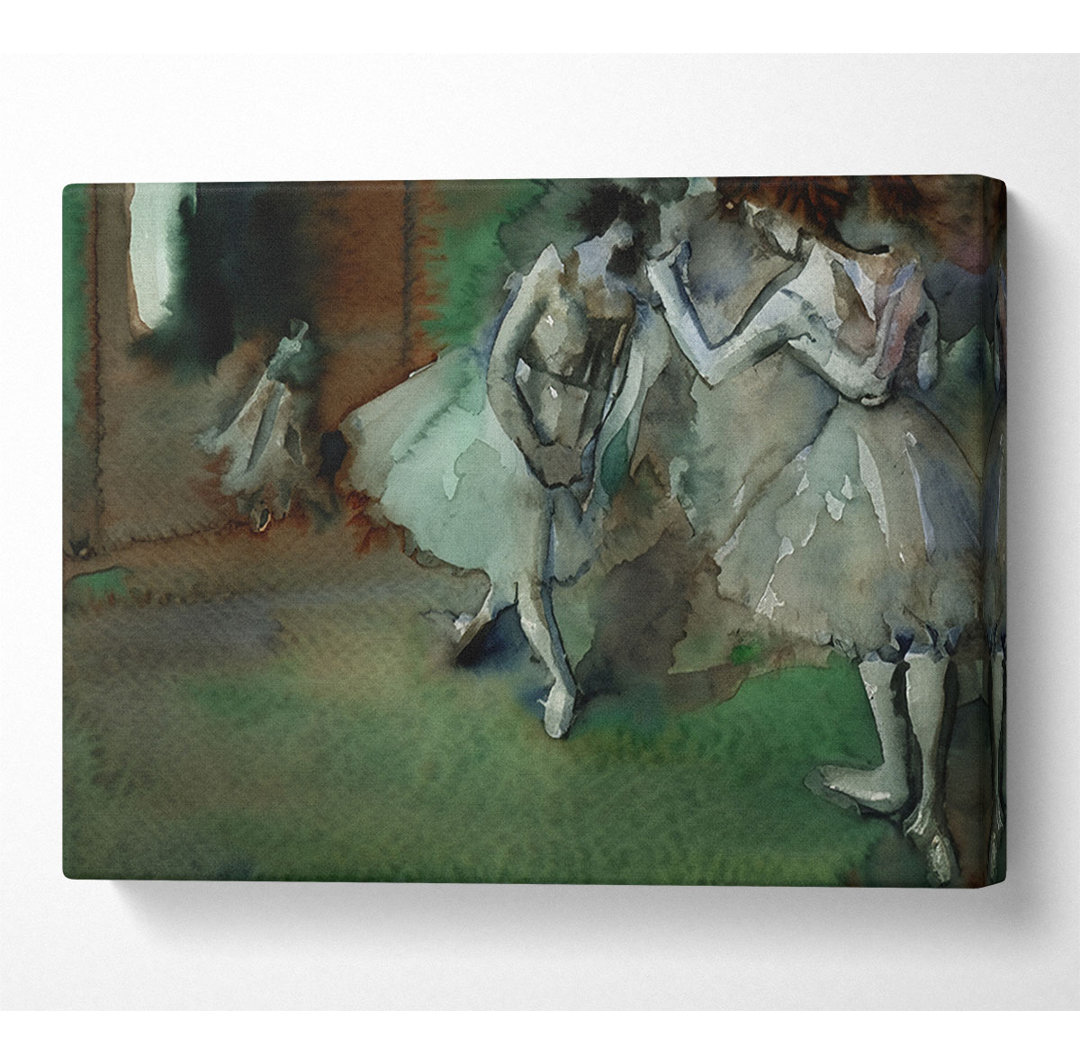 Degas Eine Gruppe von Tänzern - Leinwanddrucke auf Leinwand