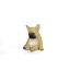 Statue de chiot bouledogue français endormi