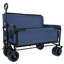 3-in-1 Convertible Folding Wagon Cart with Bench Seat & Storage - 500lbs Heavy-Duty Utility Wagon-112289012