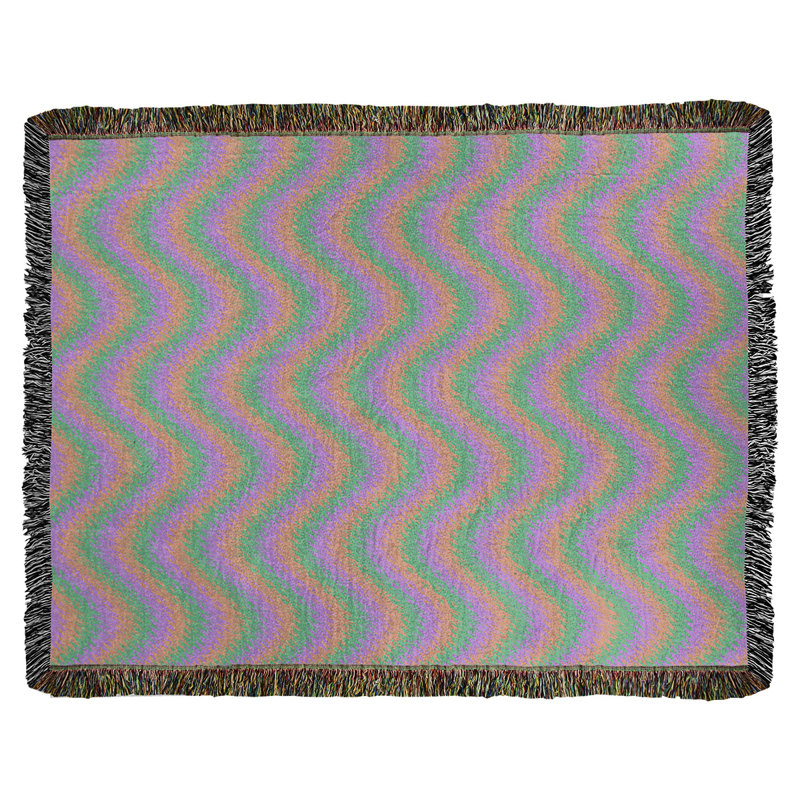 Leffel Hand Woven Throw Blanket, 50" W x 60" L