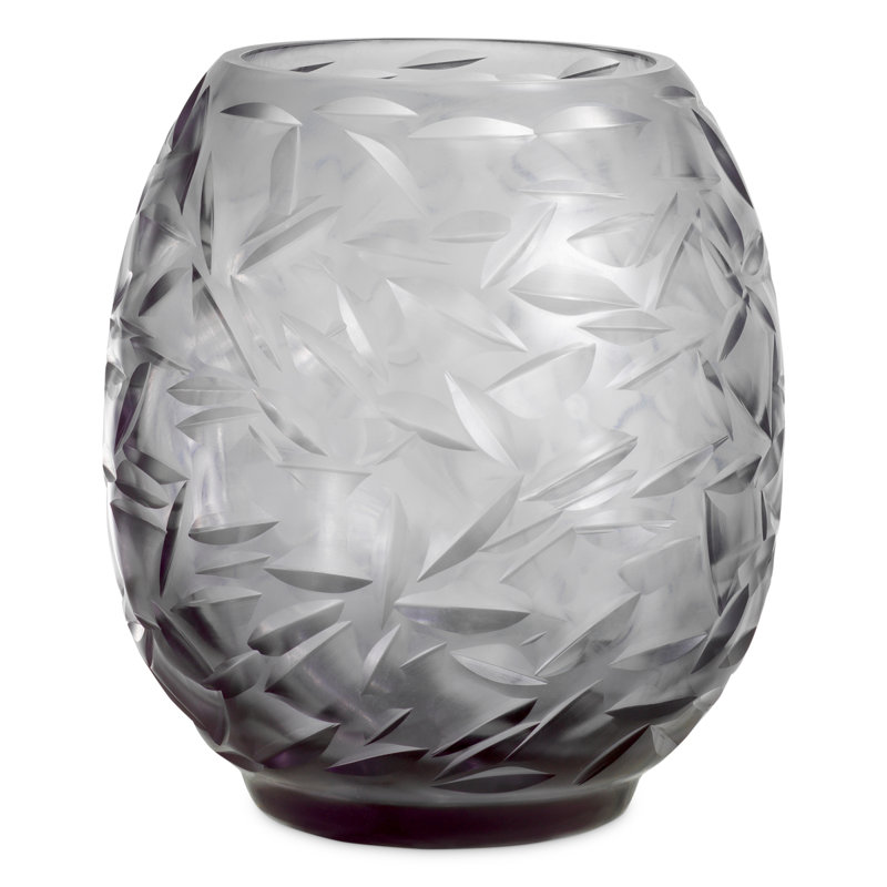 Vase Hadleigh Glass, Gray