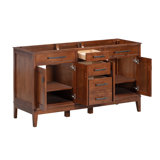 Madison 60'' W Double Bathroom Vanity Base