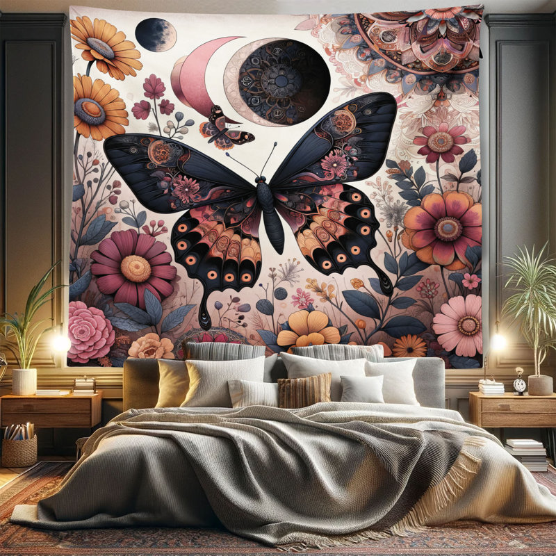 Tapisserie en microfibre, H 104 po x l 88 po