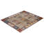 Tapis noué à la main de conception unique Tribal - brun, 8 pi 3 po x 9 pi 8 po