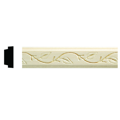47.5" x 0.88" x 0.38" Chair Rail