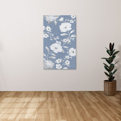 "Blue Chinoiserie I" by Nan Print on Canvas