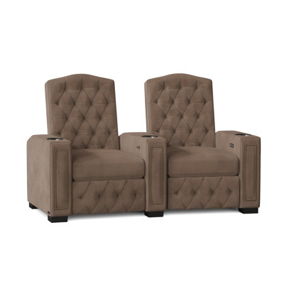 Regal HR Series Upholstered Power Reclining Home Theater Seating with Cup Holder