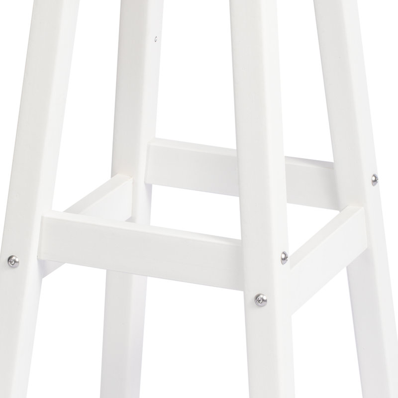 Tabouret d'extérieur Laguna, Blanc, 29"