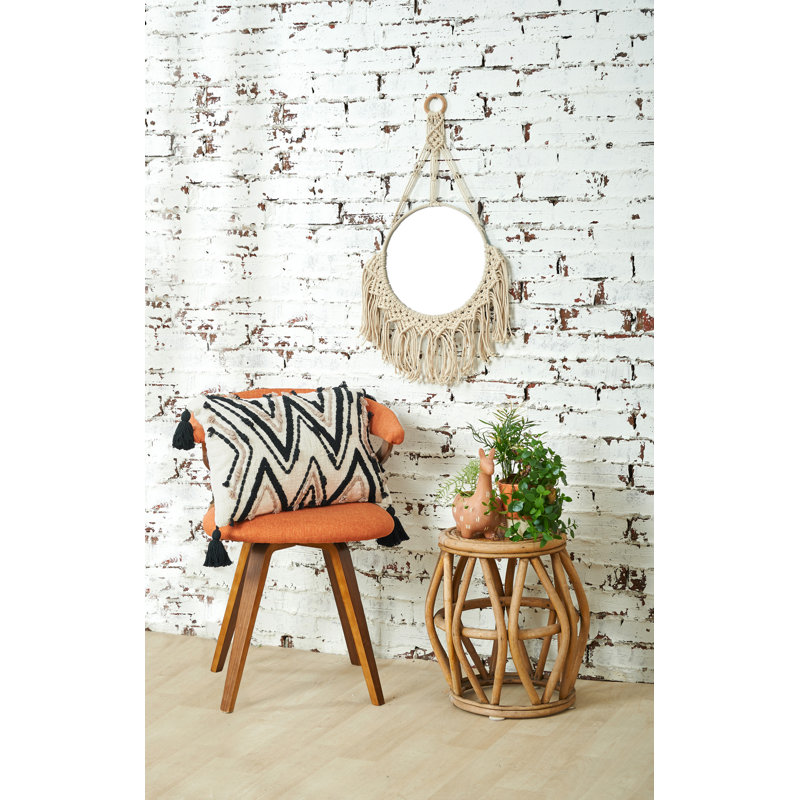 Chevron Cotton Blend Throw Pillow