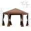 Pavillon de jardin escamotable Outsunny