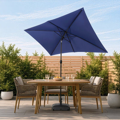 9.8 × 6.4 FT Rectangular Patio Umbrella