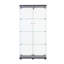 Vitrine à deux portes avec 4 tablettes-249256612