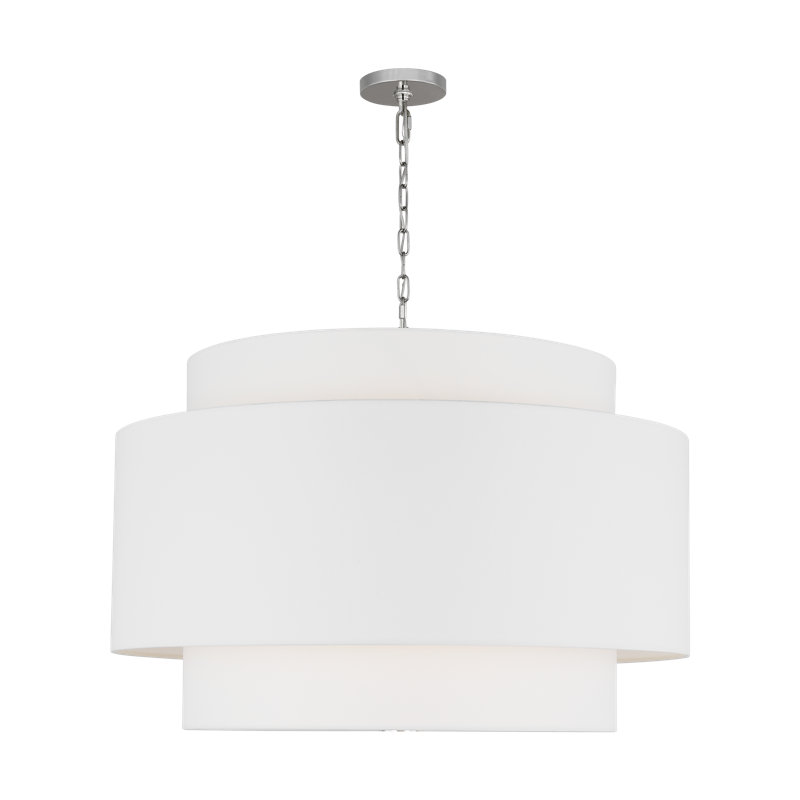 Sawyer Pendant, 27.38" H x 15" W x 15" D, 1, Blonde/Burnished Brass