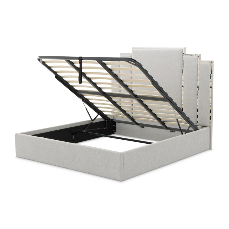 Upholstered Storage Bed, King
