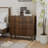 Fluted 3 Drawer Dresser,Modern Storage Cabinet,Wood Chest Of Drawers for Bedroom & Living Room