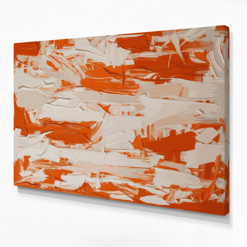 Neo Expressionism 69 Beige Canvas Wall Art