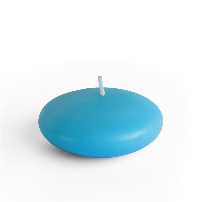 Bougie flottante non parfumée, 12, Turquoise