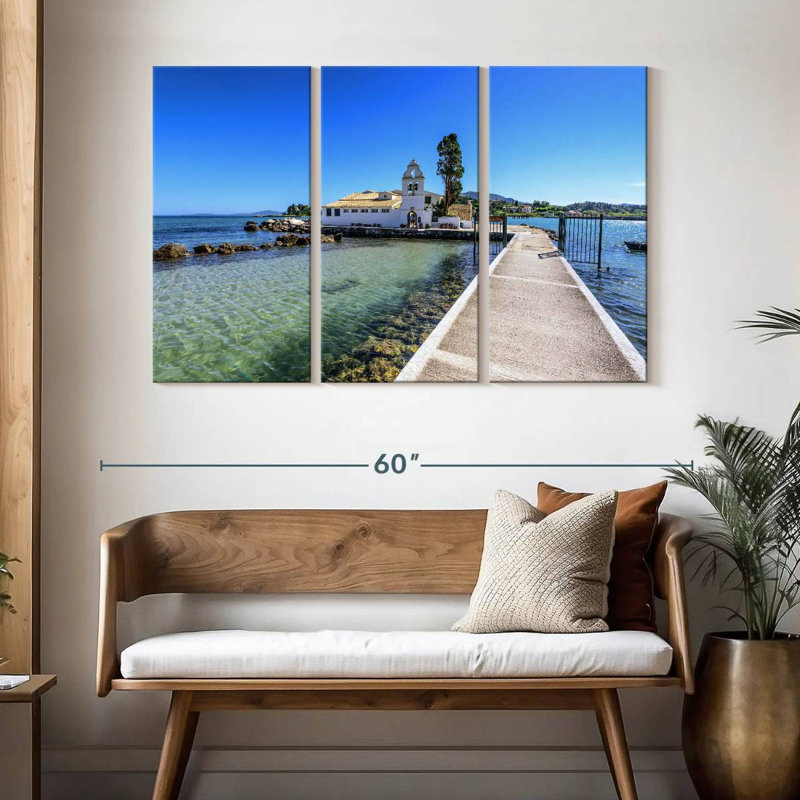 Path To Vlacherna Monastery, 32" H x 50" W