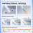 ADA Height Tankless Bidet Smart Toilet with Booster Pump, Auto/Foot Sensor Flush, Power Outage Flush