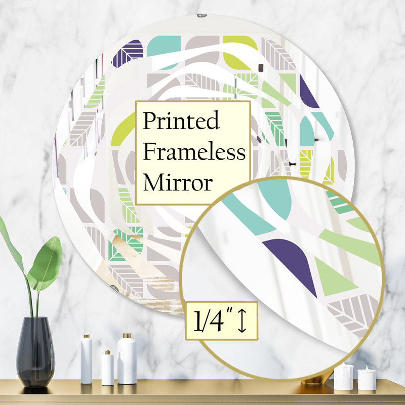Miroir mural Whirl, H 31,5 po x l po