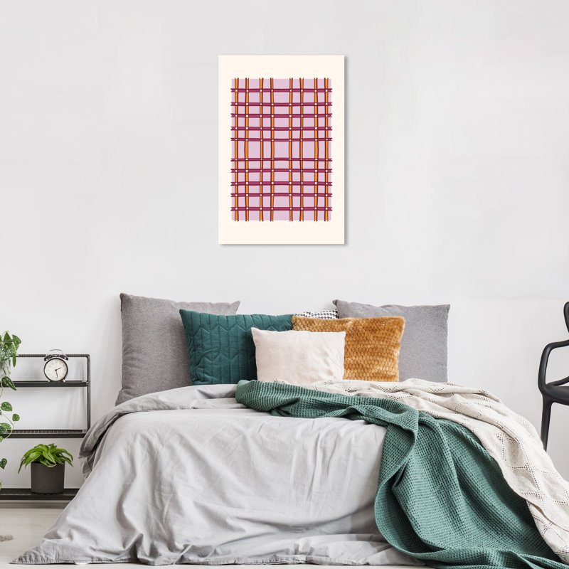Motif tartan par Wynwood Studio, H 36 po x l 24 po x P 0,8 po