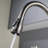 17.32" Bridge Kitchen Faucet with Pull Down Sprayer, Bridge Faucet for Kitchen Sink 3 Holes-104561431