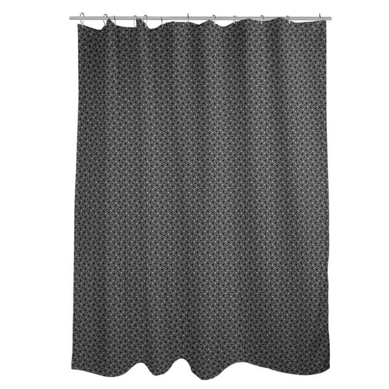Rideau simple en treillis hexagonal classique, Noir