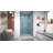 Ese 74.5 in. H Bypass Semi-Frameless Shower Door with Header and Clear Glass-32294942-32294945